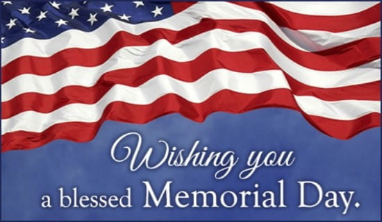 Blessed Memorial Day ECard Free Memorial Day Cards Online