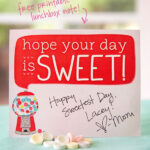 Cardstore Closing Kids Lunch Box Notes Sweetest Day Printable Lunch