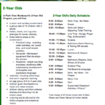 Daily Montessori Schedule For A 2 Year Old From Http www