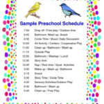 Explore Our Example Of Preschool Classroom Schedule Template Daily