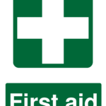 First Aid Kit Signs Poster Template