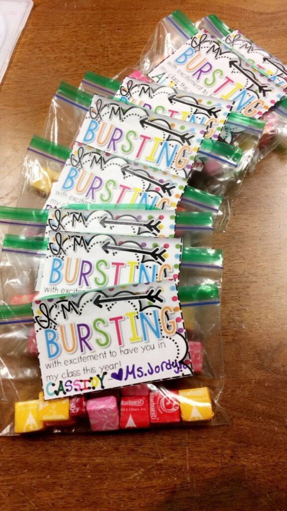 First Day Of School Gift To Students From Teacher Student Teacher 