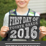 First Day Of School Printables 2016 Http lessordinarydesigns