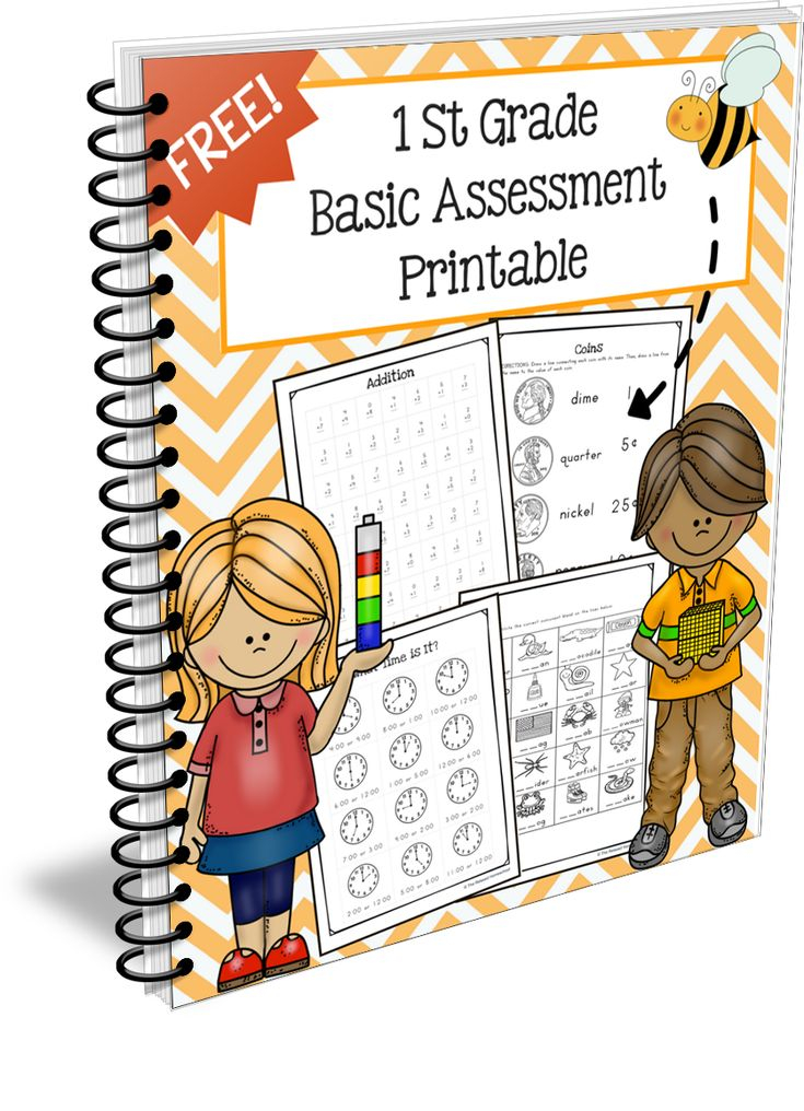 Free 1st Grade Assessment Homeschool Elementary 1st Grade Activities 