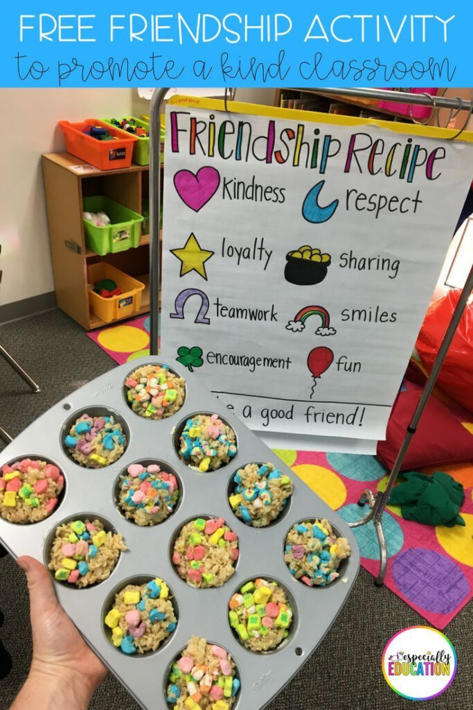 Free Friendship Treat Activity To Promote A Kind Classroom Perfect 