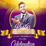 Free Pastor Appreciation Flyer PSD Template By ElegantFlyer