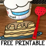 Free Printable Chef Hat Arts Amp Crafts Kindergarten Fun Community