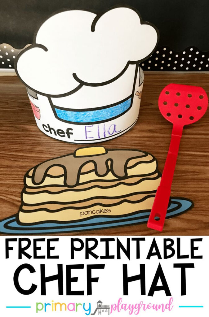 Free Printable Chef Hat Arts Amp Crafts Kindergarten Fun Community 