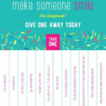 Free Printable Compliments For Random Acts Of Kindness Day Simply