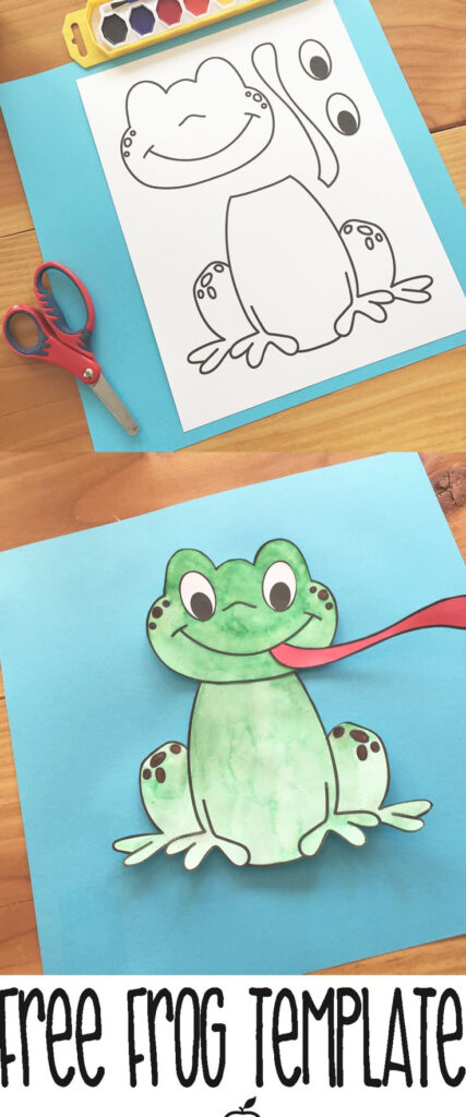 Free Printable Frog Template In 2020 Frog Crafts Preschool Frogs 