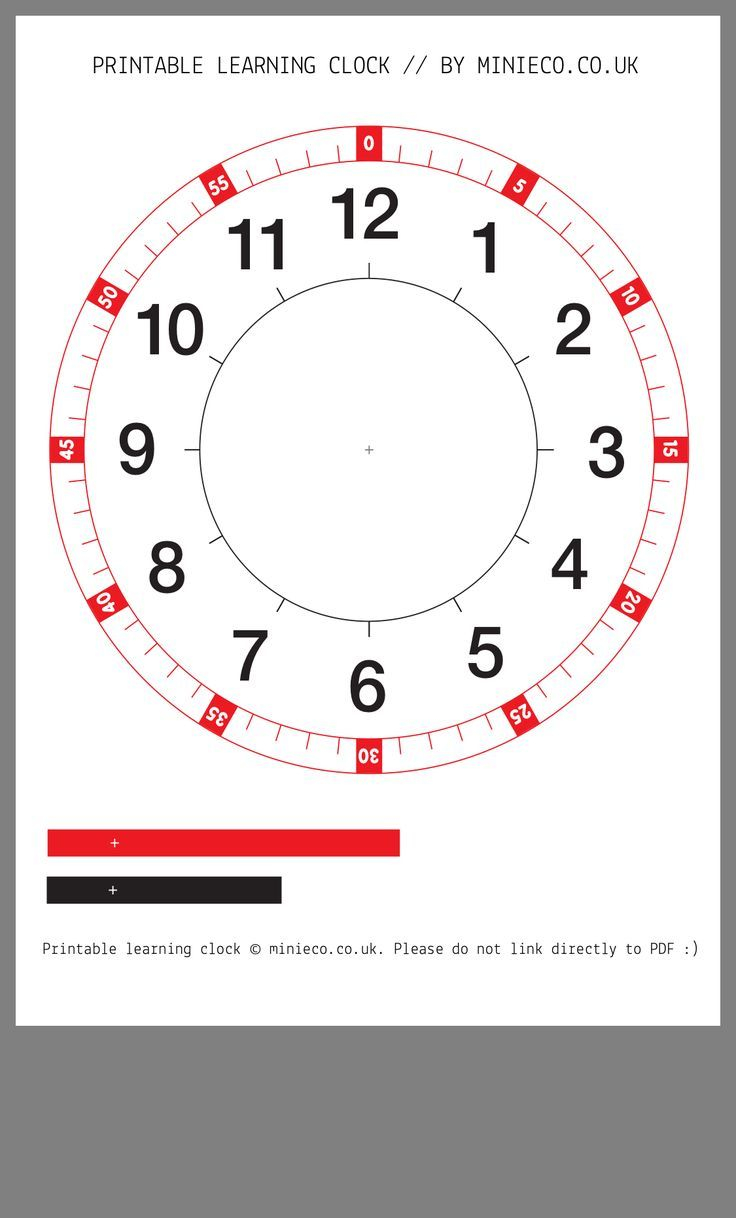 Free Printable Learning Clock Math Instruction Teaching Math Math 