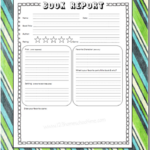 FREE Simple Book Report K 5th Grade subscriber Freebie Free