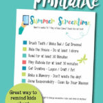 Free Summer Screentime Printable A Few Shortcuts