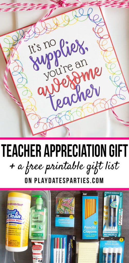 Free Teacher Appreciation Printables Supplies Teachers Need 