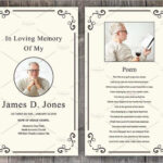 Fresh Memorial Cards For Funeral Template Free Best Of Template With In