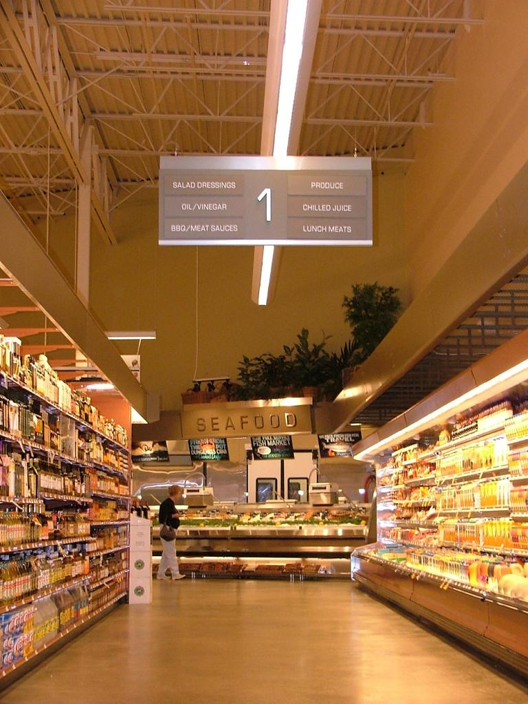 Grocery Store Aisle Signage Interior Aisle Signs Marke Flickr