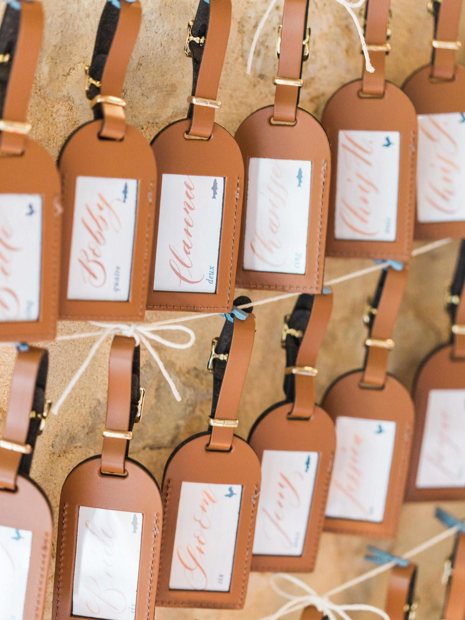 Guests Traveled To Their Seats With The Help Of These Leather Luggage 