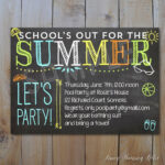 Items Similar To Pool Party Invitation End Of Year Party School s