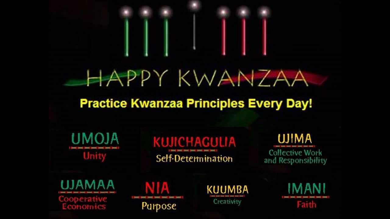 Kwanzaa Principles Song YouTube