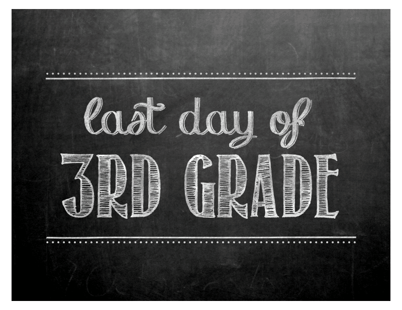 Last Day Of 3rd Grade pdf Google Drive First Day Of School School 