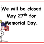 Library Closed For Memorial Day Greenwood Library