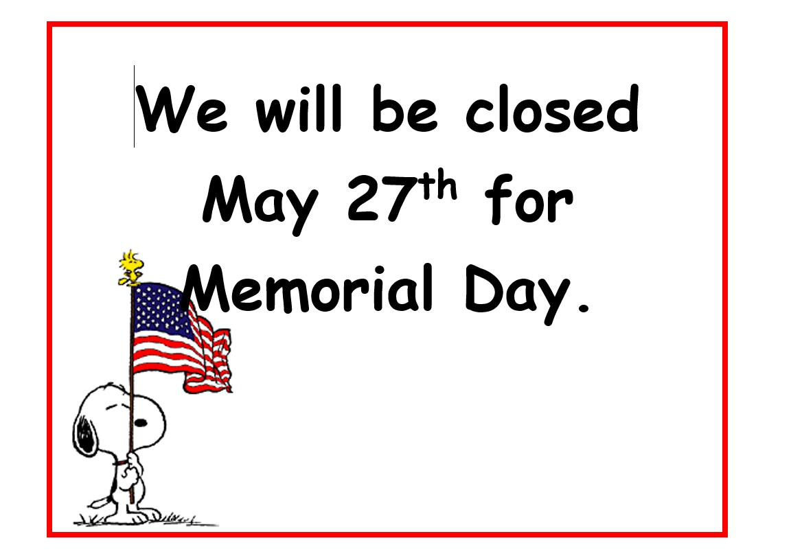 Library Closed For Memorial Day Greenwood Library