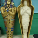 Life Size Paper Mache Sarcophagus In 2021 Egypt Crafts Egyptian