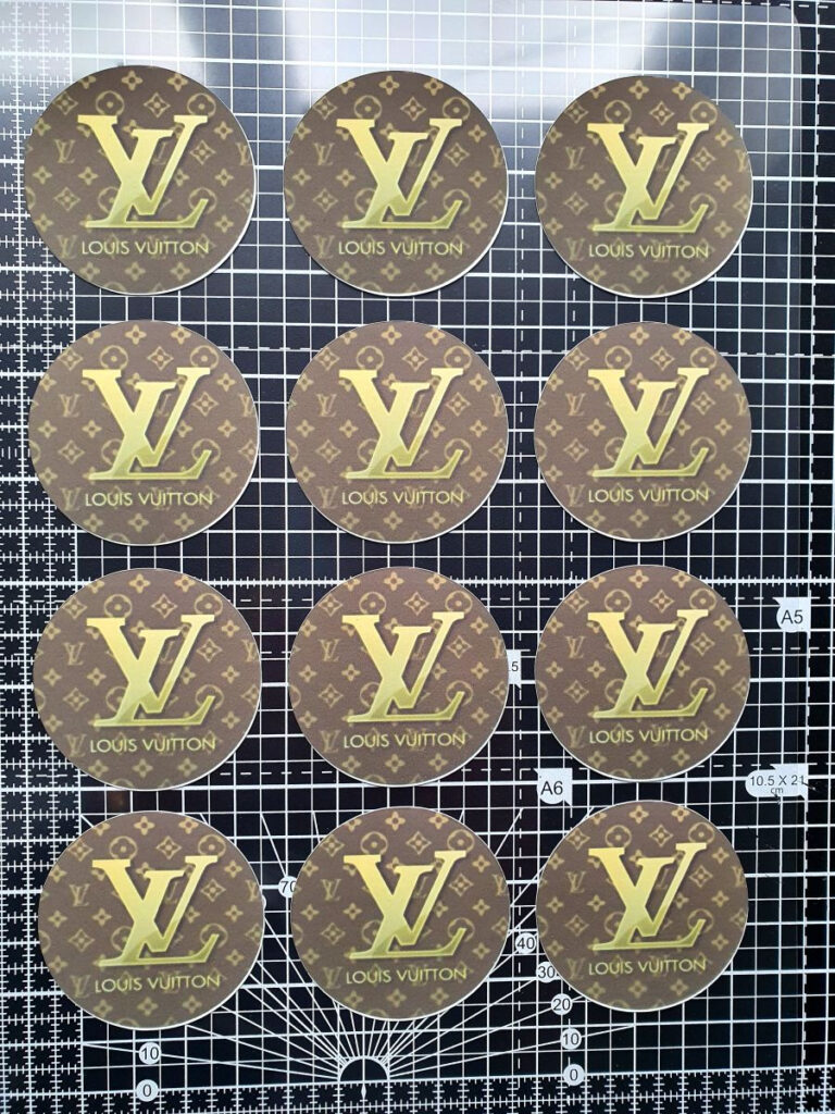 Louis Vuitton Cupcake Toppers X 12 Cake Decorating