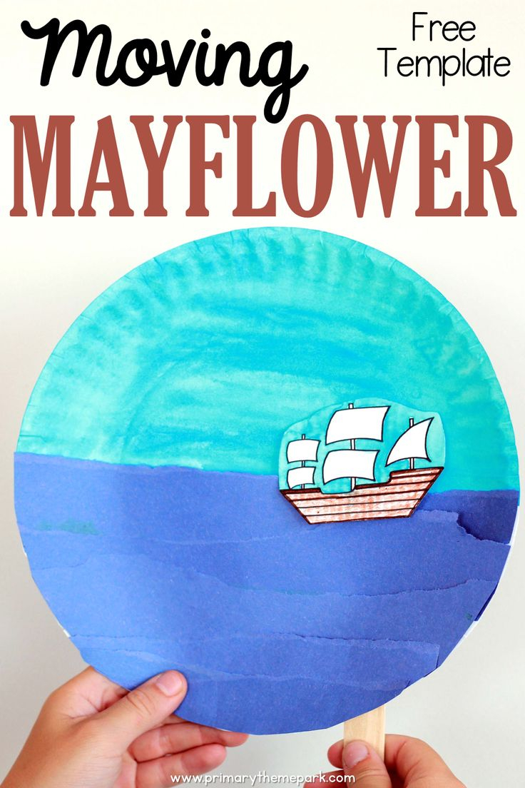 Mayflower Craft Template First Grade Crafts Thanksgiving 