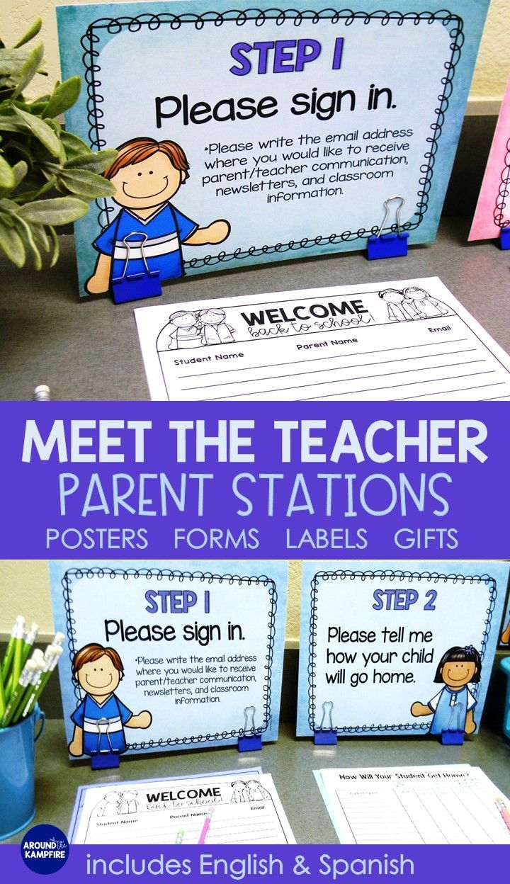 Meet The Teacher Templates Editable Back To School Forms Google