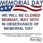 Memorial Day 2016 Park Place Properties