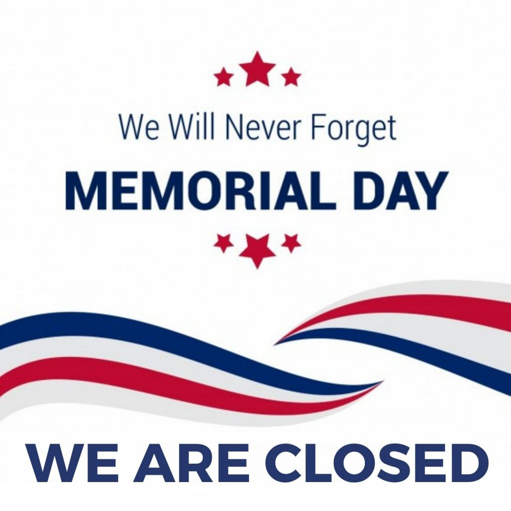 Memorial Day 2021 Closed Sign Printable Images Ideas