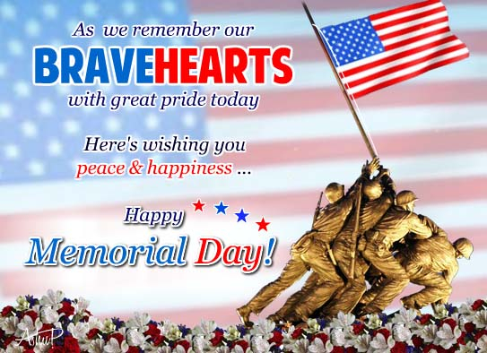 Memorial Day Wishes For You Free Wishes ECards Greeting Cards 123 