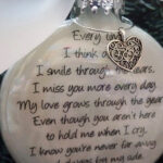 Memorial Ornament In Memory Gift Loss Of Husband Loss Of Wife Every