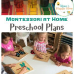 Montessori At Home Preschool Plans Free Unit Study Printable