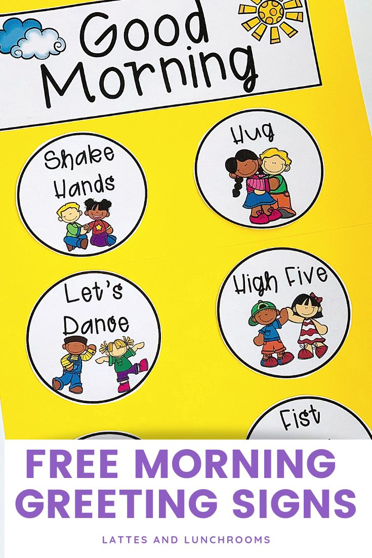 Morning Greeting Signs Free Greeting Sign Morning Greeting 