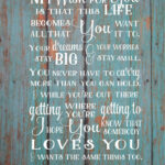 My Wish Lyrics By Rascal Flatts Wood Sign Or Canvas Wall Hanging