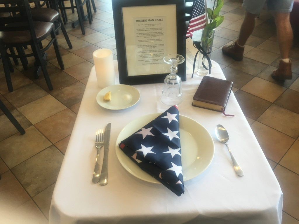 Myrtle Beach Chick Fil A Honors Missing Soldiers With Reserved Table