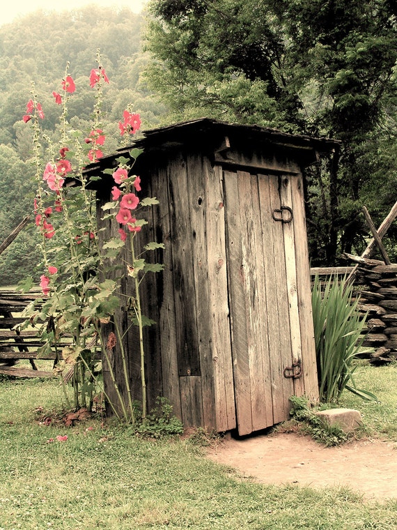 Outhouse Country Decor Country Living Vintage Shabby Chic