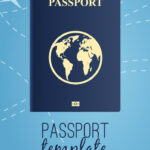 Passport Template For Armchair Travel Passport Template Armchair