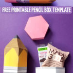 Pencil Box Template Back To School Favor Box From Paper Box