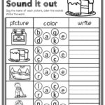 Phonics CVCE Sound It Out Kindergarten First Grade Phonics Worksheets