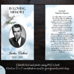 Pin On Funeral Program Templates