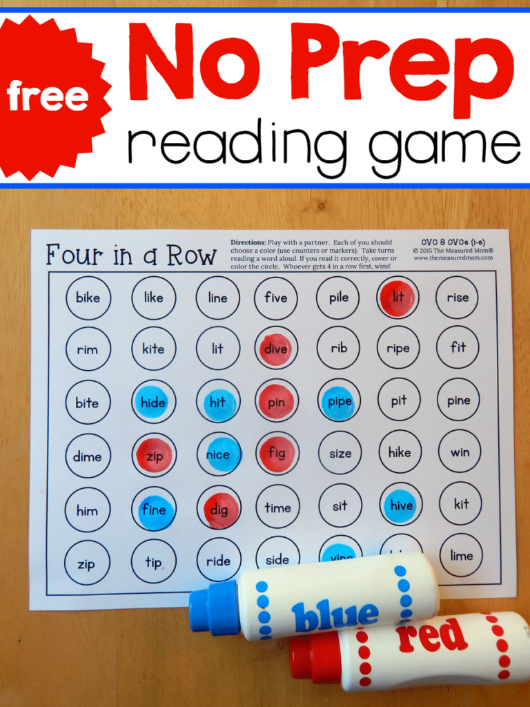 Practice Reading I e Words With These Quick Games The Measured Mom