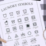 PRINTABLE LAUNDRY SYMBOLS CHART Crafts Mad In Crafts Laundry Symbols