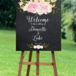 Printable Wedding Sign Welcome Wedding Sign Digital Wedding Sign