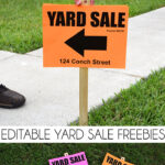 Printable Yard Sale Sign Freebies AllCrafts Free Crafts Update