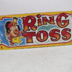 Ring Toss large Vintage Carnival Game Sign Prop Rental And Decor Www