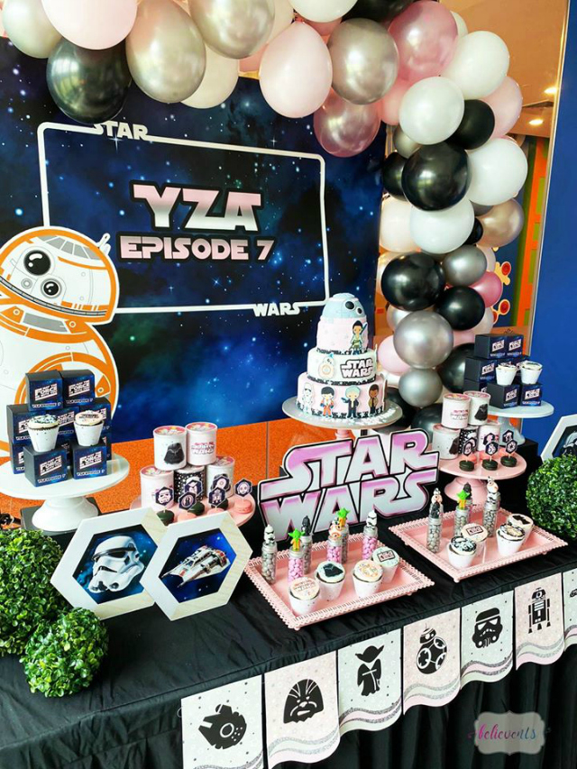 Star Wars Girl Birthday Party Pretty My Party Party Ideas
