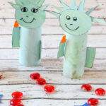 Statue Of Liberty Toilet Paper Roll Craft And Free Template For 4th Of